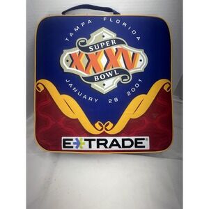 Vintage Super Bowl 35 2001 E-Trade‎ Half Time Show Seat Cushion Ravens Giants